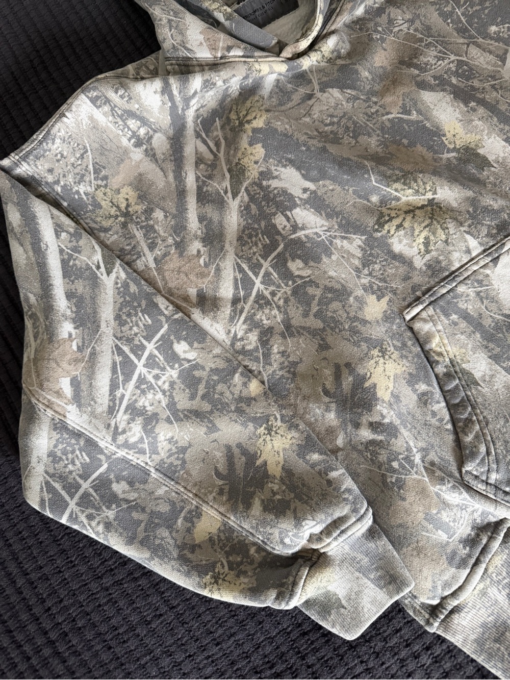 Abercrombie Camouflage Hooded Pullover Sweatshirt - Picture 2 of 3